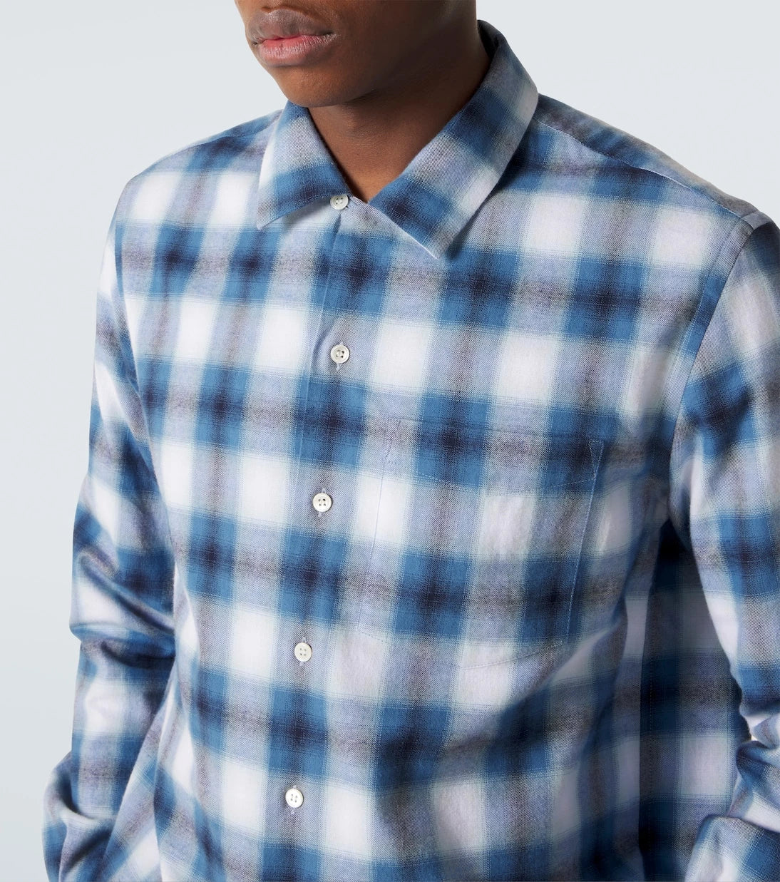 JW Anderson - Checked cotton flannel shirt