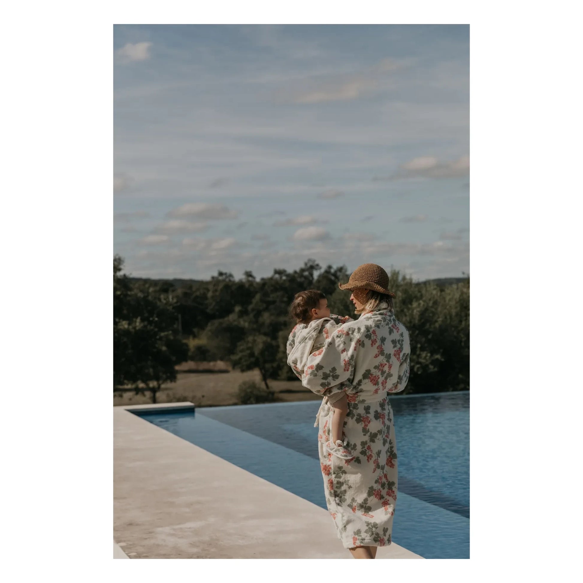 garbo&friends - Grapes Pink children's bathrobe