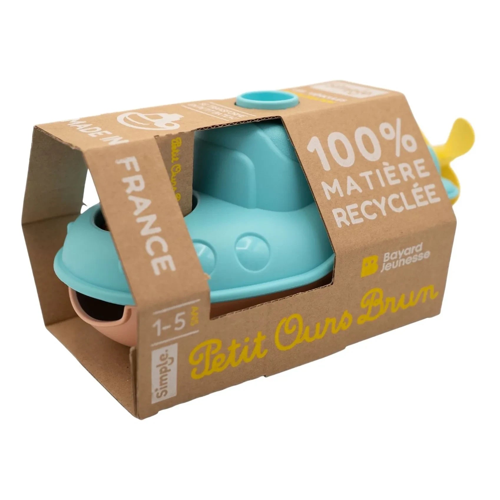 Simple - Bath submarine - Single x Little Brown Bear | Blue