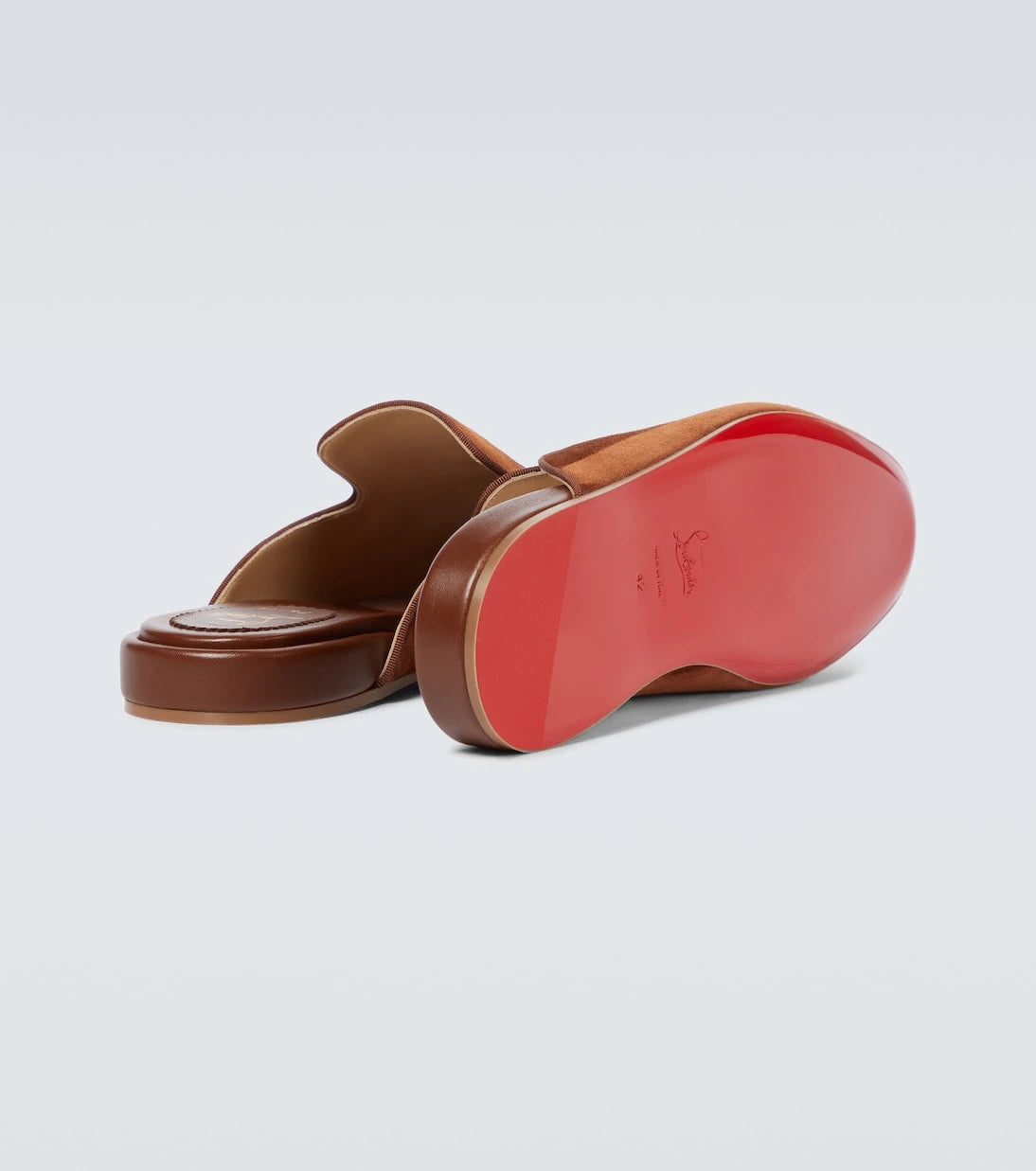 Christian Louboutin - Navy Coolito Flat mules