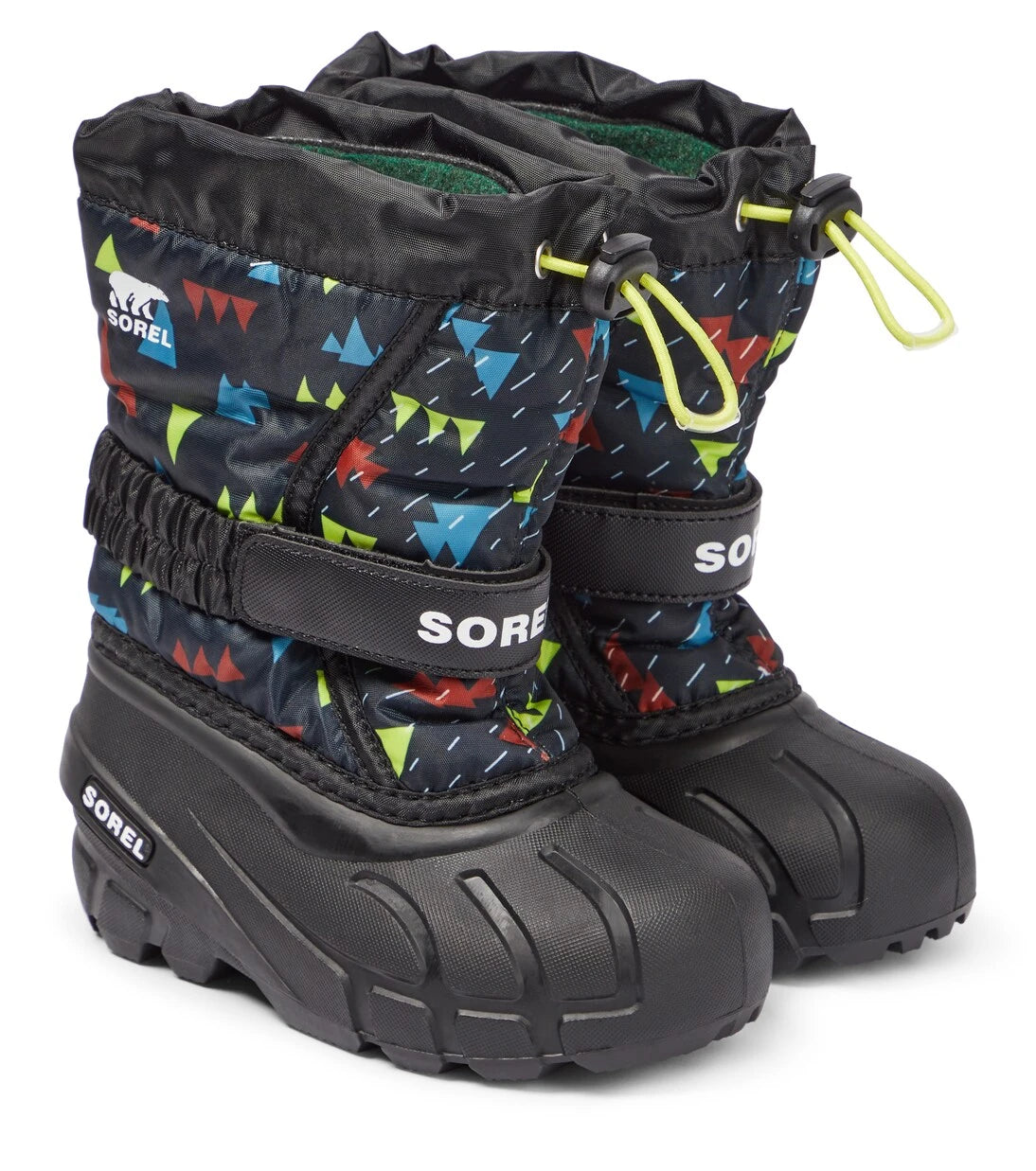 Sorel Kids - أحذية فلوري الثلجية المطبوعة