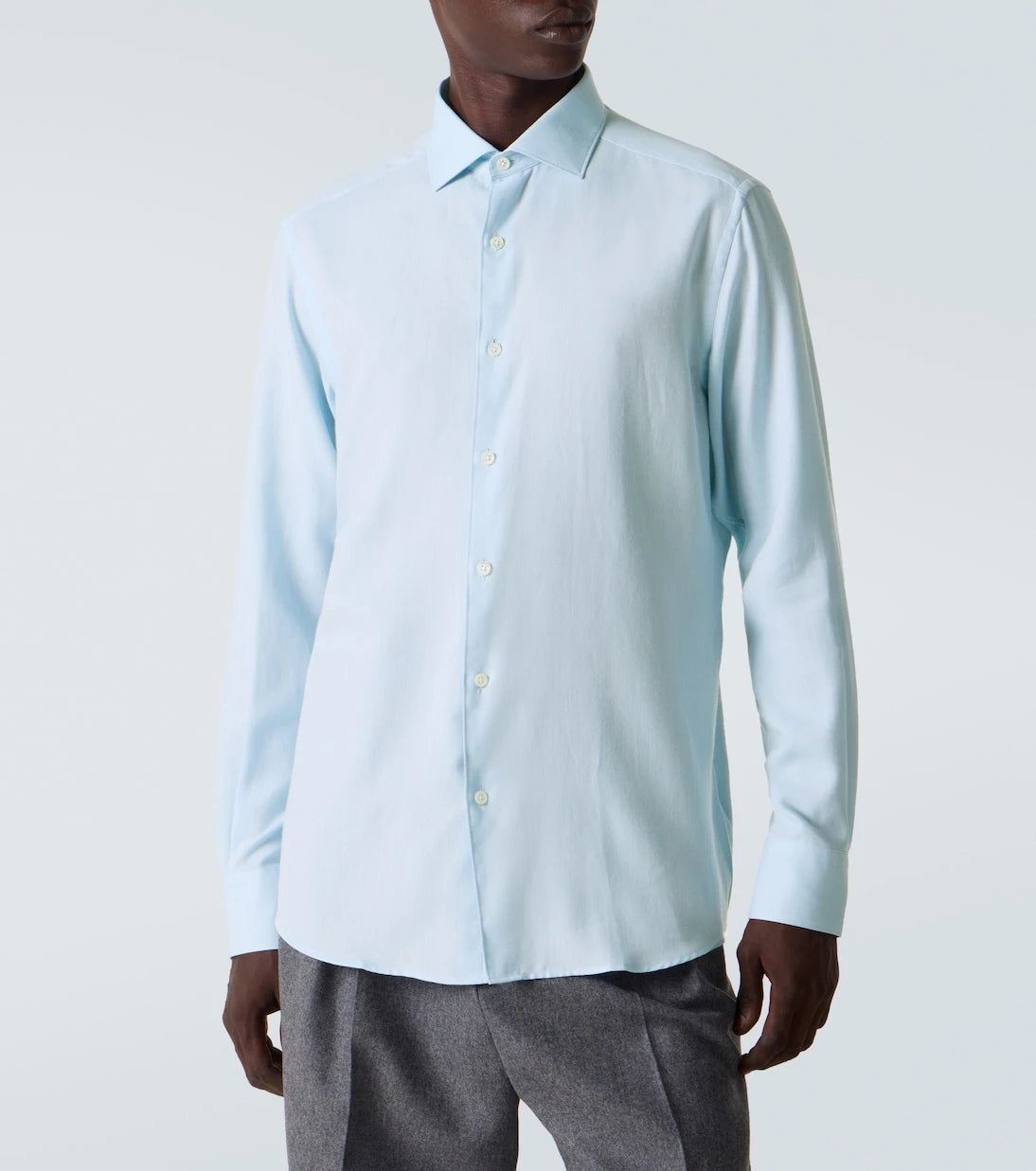 Zegna - Cotton and cashmere shirt