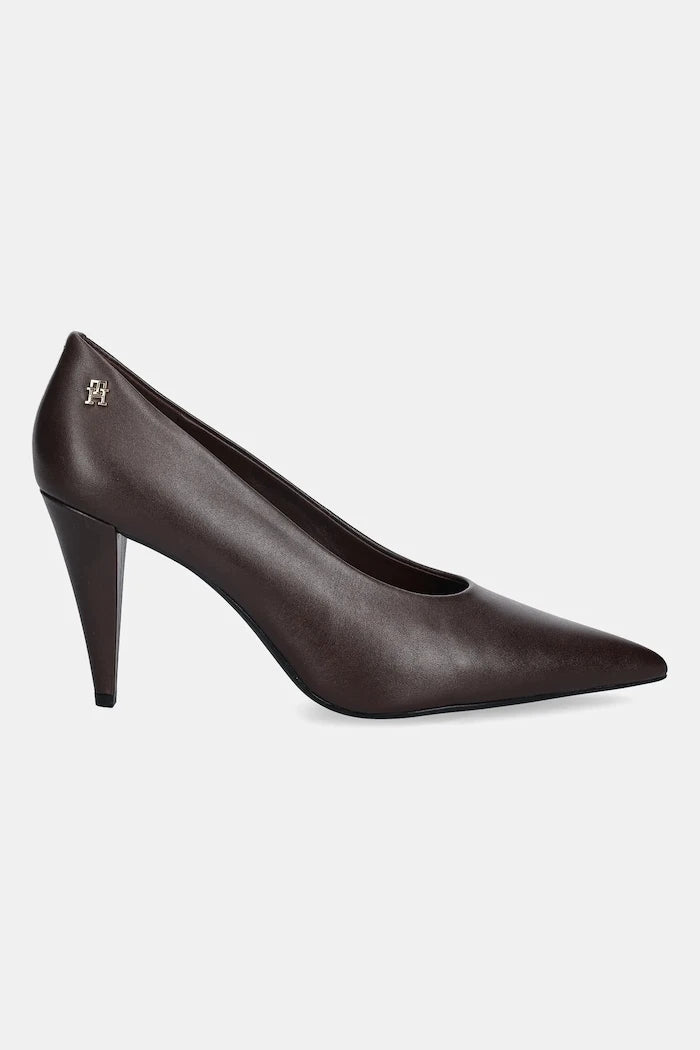 Tommy Hilfiger TH SMOOTH LEATHER PUMP Deri İnce Topuklu Ayakkabı