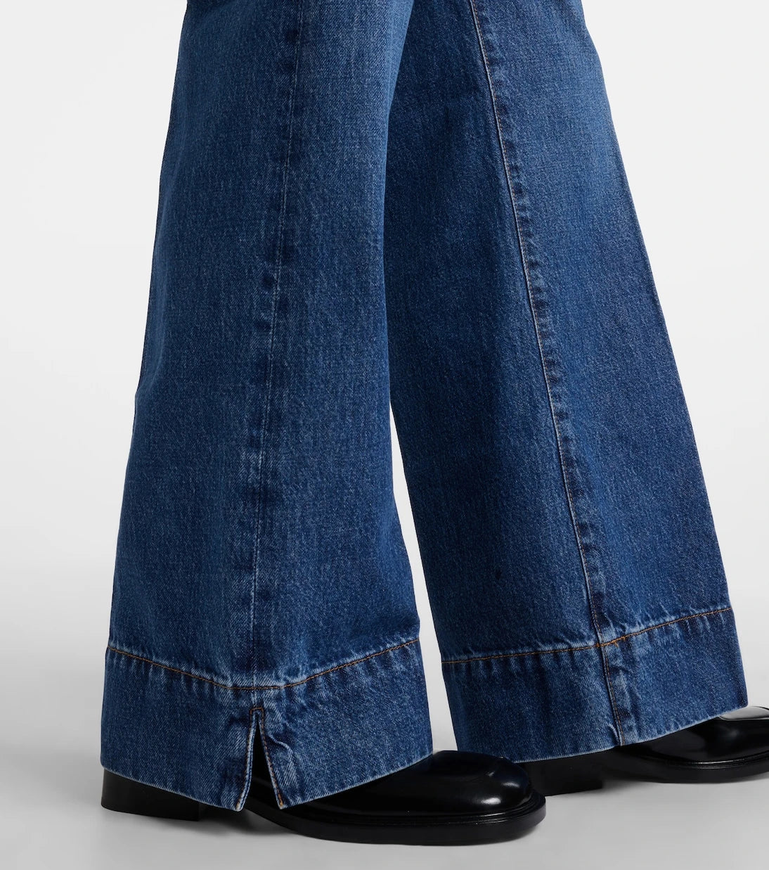 Frame - Slice high-rise flared jeans