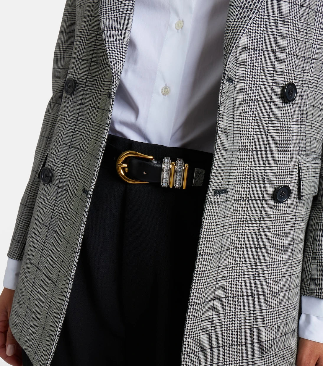 Déhanche - Hollyhock embellished leather belt