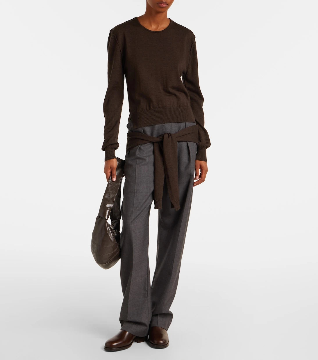 Lemaire - Trompe l'oeil wool-blend sweater
