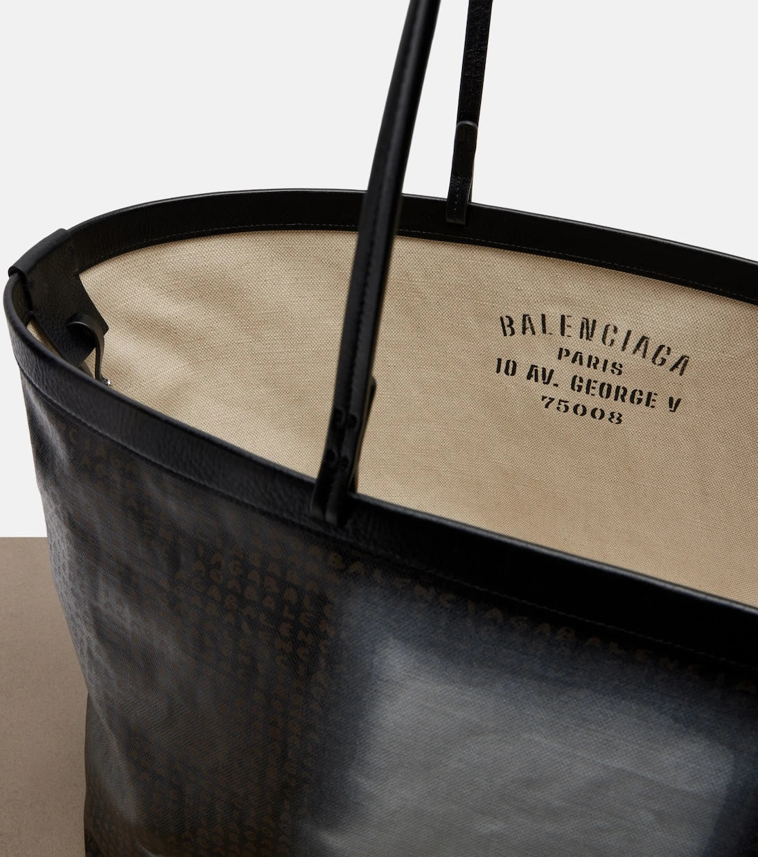 Balenciaga - Snob Large canvas tote bag
