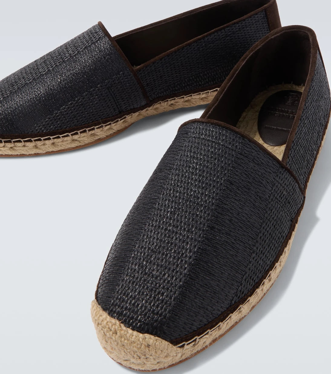 Brunello Cucinelli - Süet şeritli espadriller