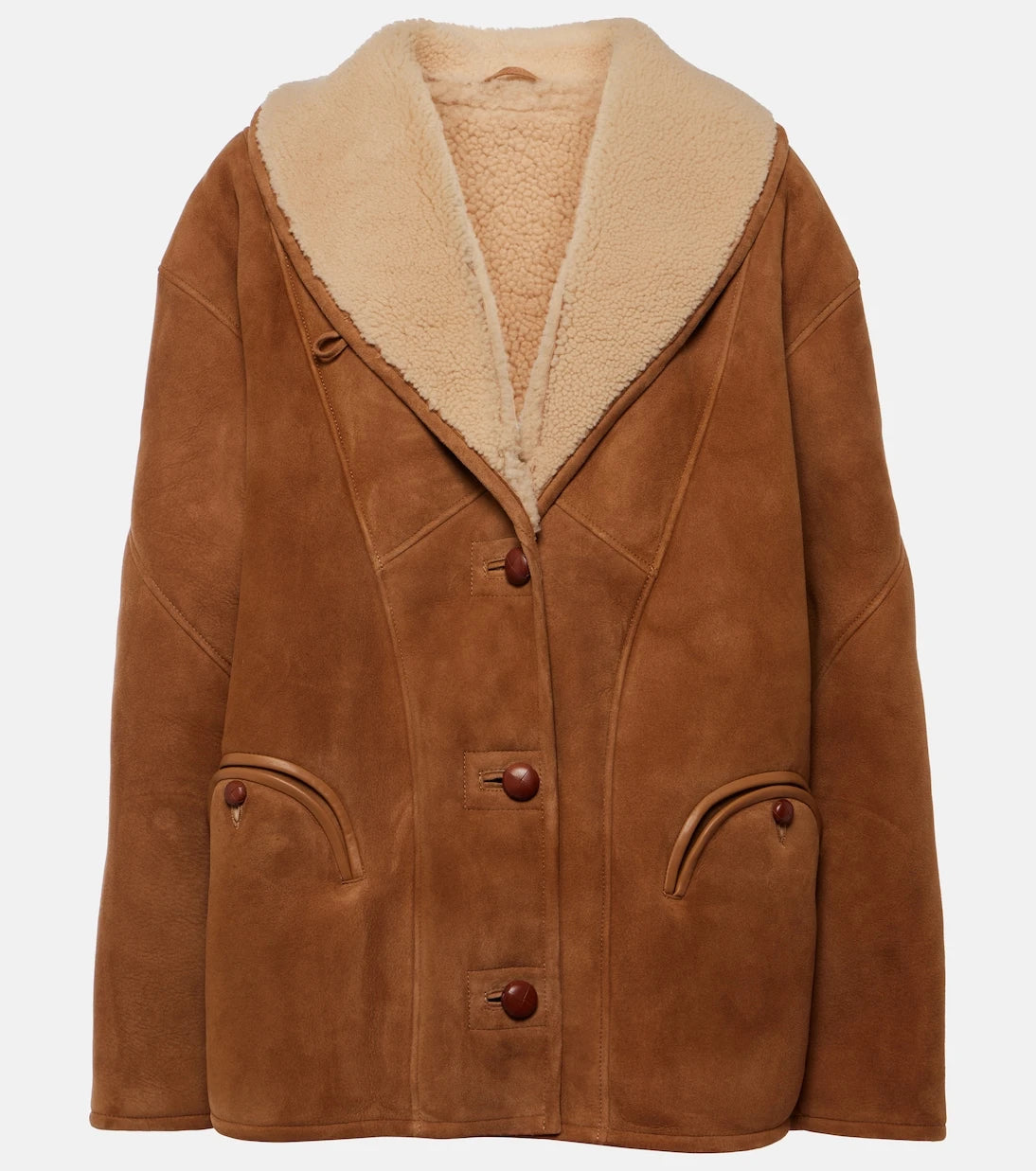 Blazé Milano - Tatoosh shearling-lined suede jacket