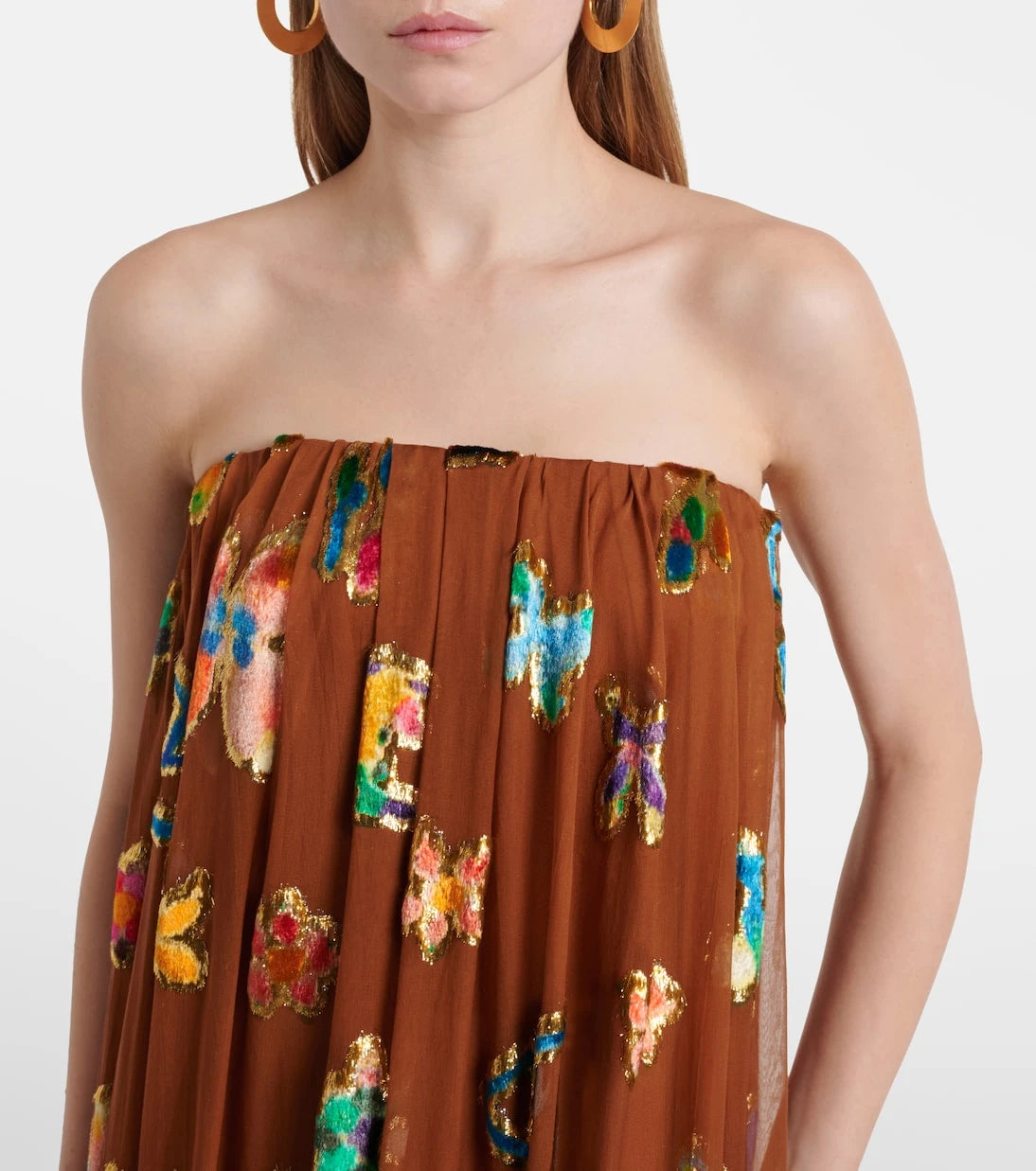Alémais - Silk-blend gown