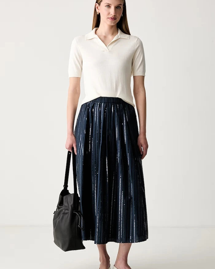 Weekend Max Mara тениска тип пулове с яка дамска с коприна WKDRONCOLO