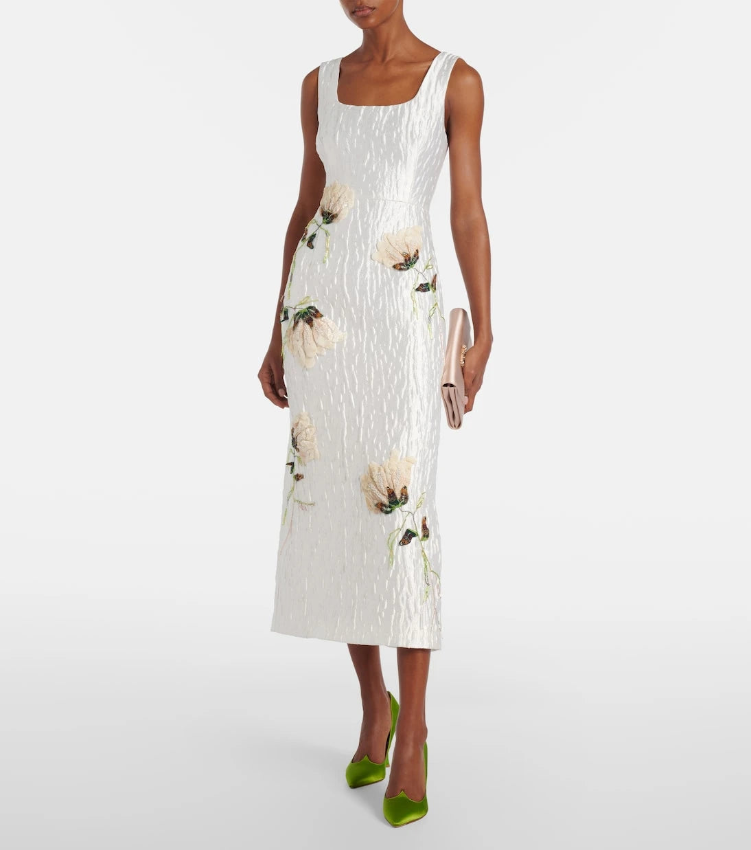 Simkhai - Lilibeth embellished jacquard cocktail dress