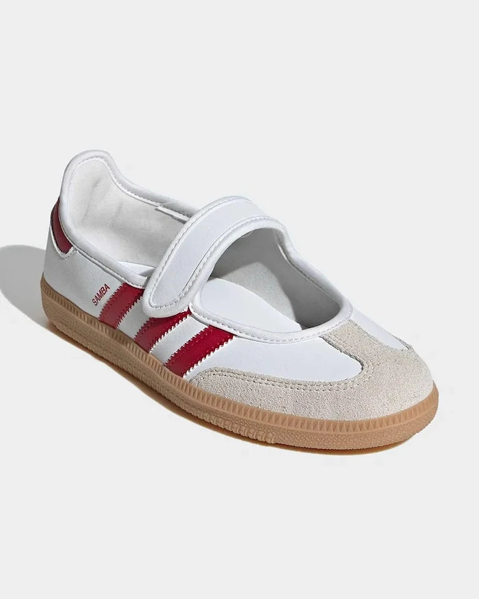 adidas Originals SAMBA JANE балеринки за деца от кожа