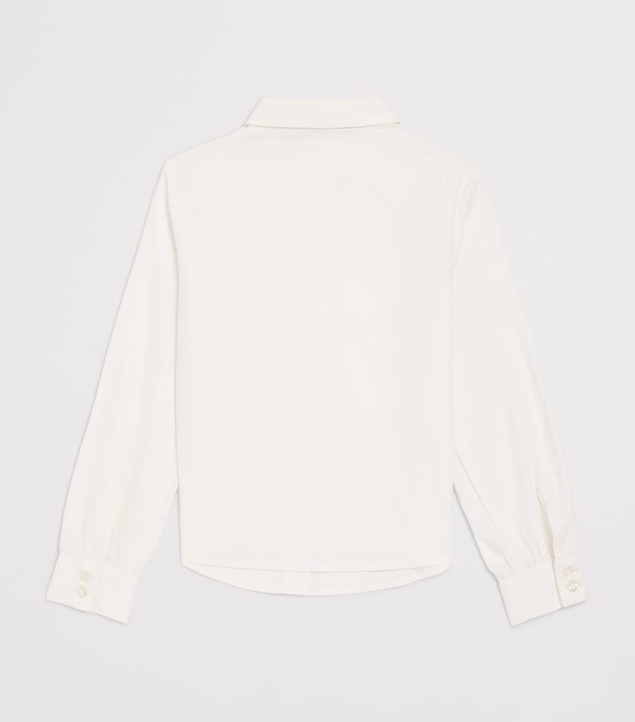 Emporio Armani Kids Cotton-Blend Dress Shirt (6-14 Years)