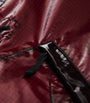 Burgundy Uneven Ripstop Prismatico Parka