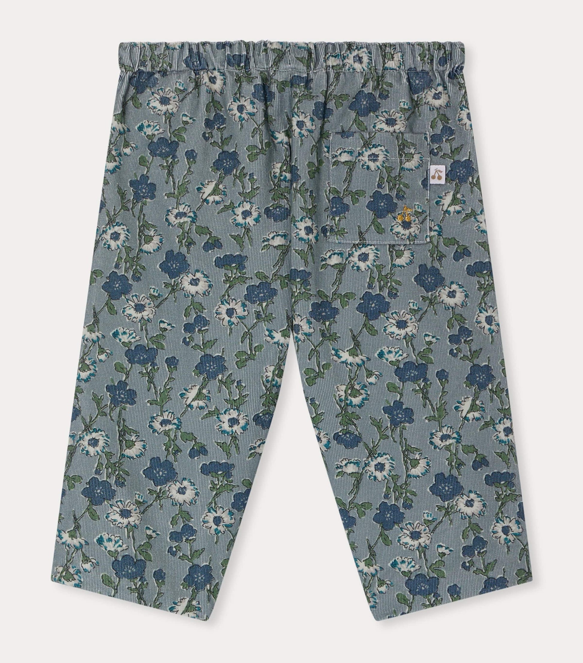 Bonpoint Pinwale Floral Leggings (6-18 Months)