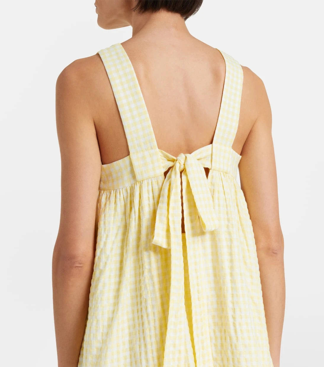 Montce - Betsie gingham minidress and scarf set