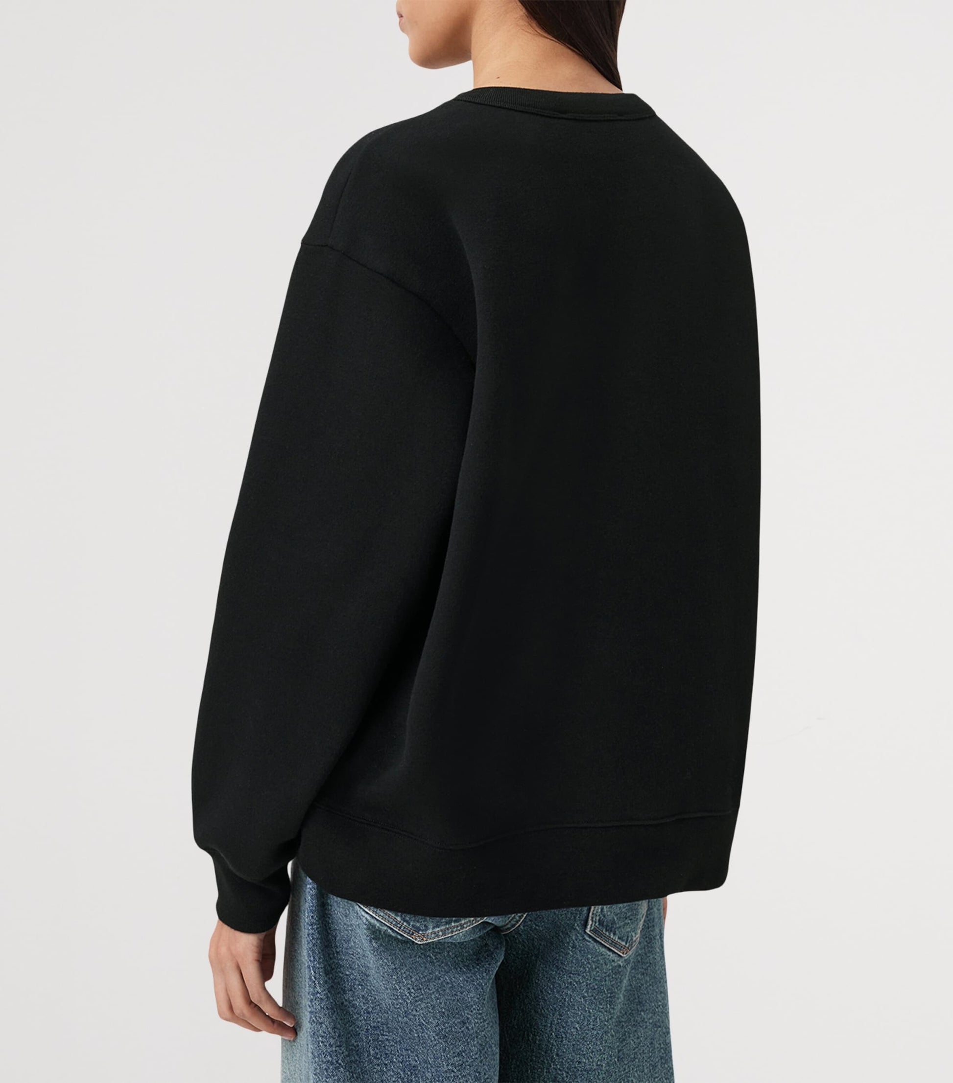 Organic Cotton Piper Sweatshirt BLACK