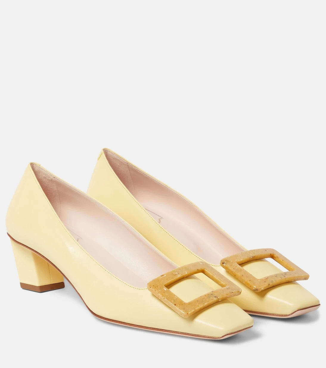 Roger Vivier - حذاء "بيل فيفييه 45" الجلدي بكعب عالٍ