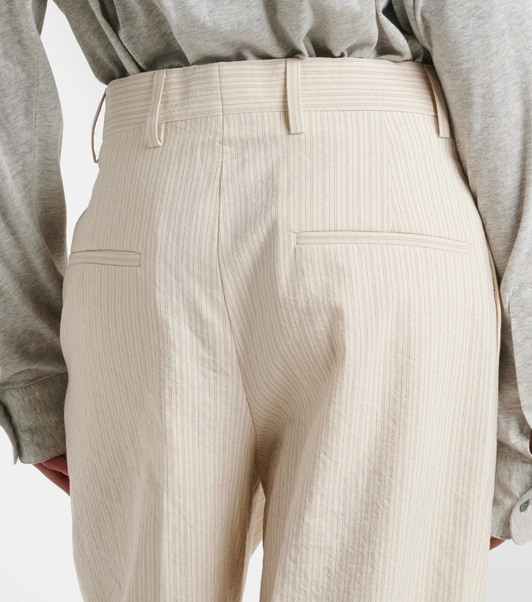Dries Van Noten - Pilar striped cotton-blend straight pants