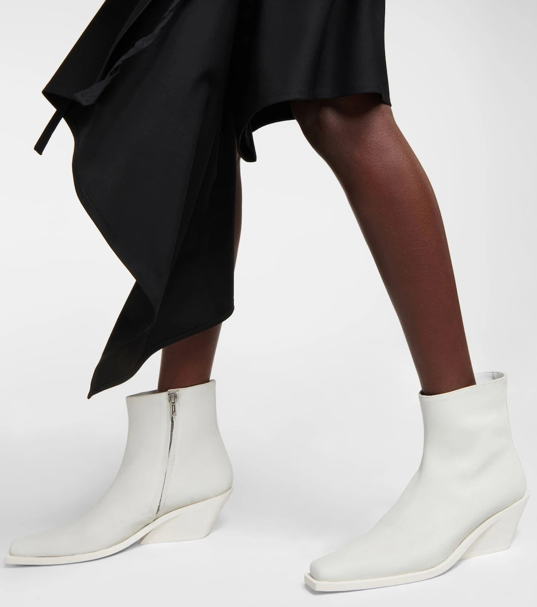 Ann Demeulemeester - Gerda leather ankle boots