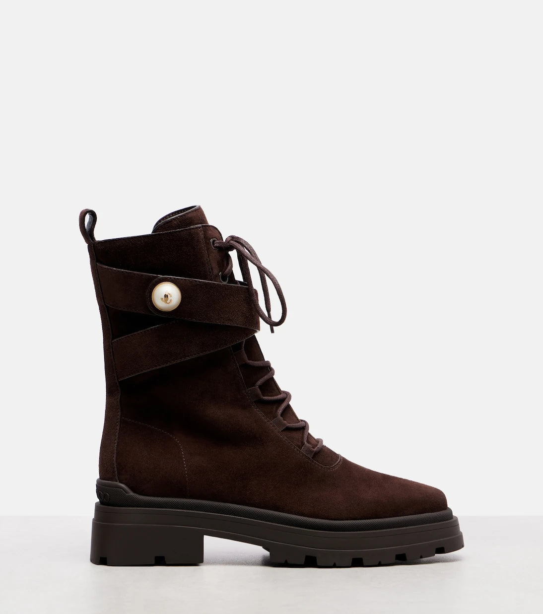 Jimmy Choo - Noemi 45 suede combat boots