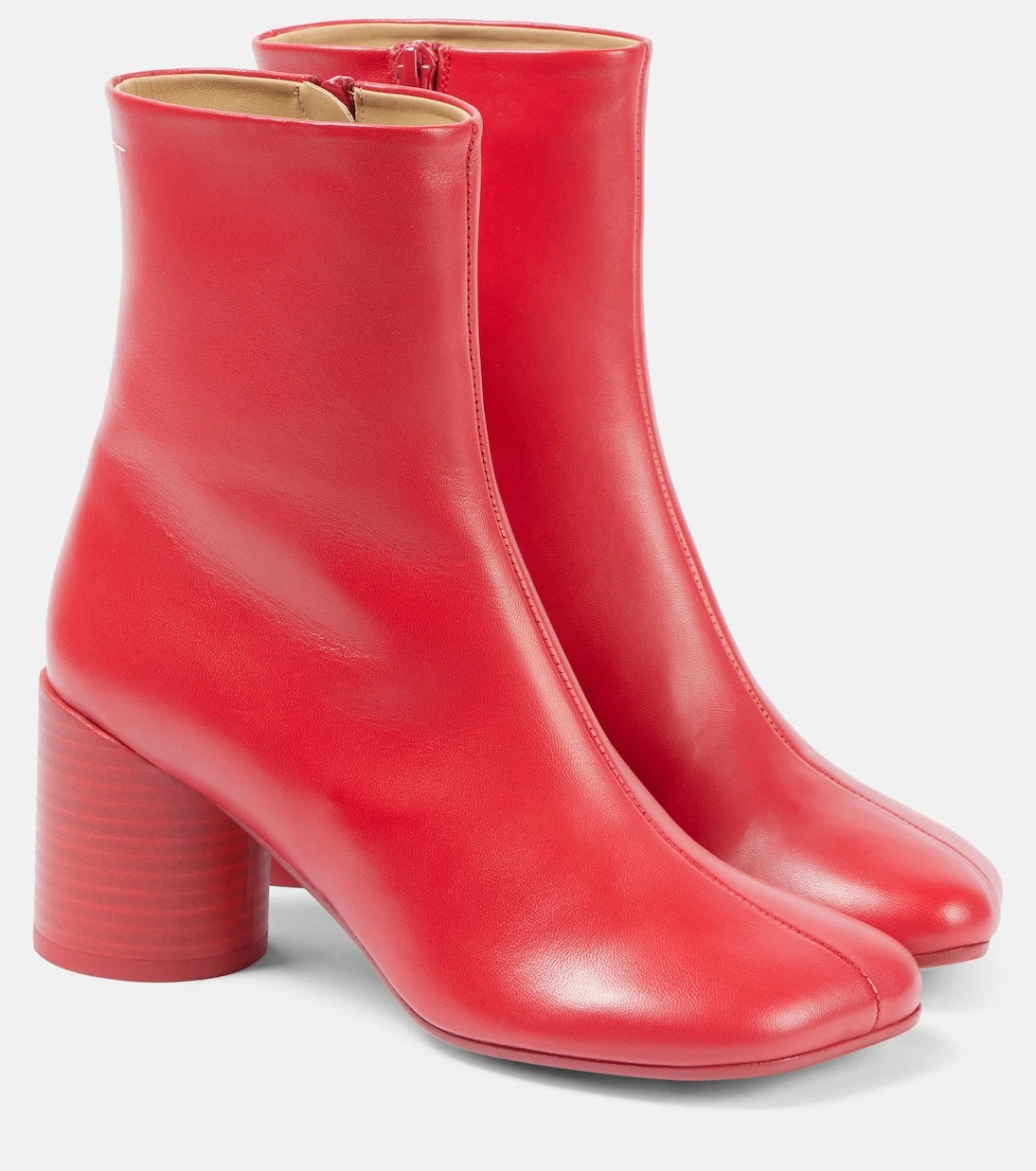 MM6 Maison Margiela - Anatomic leather ankle boots