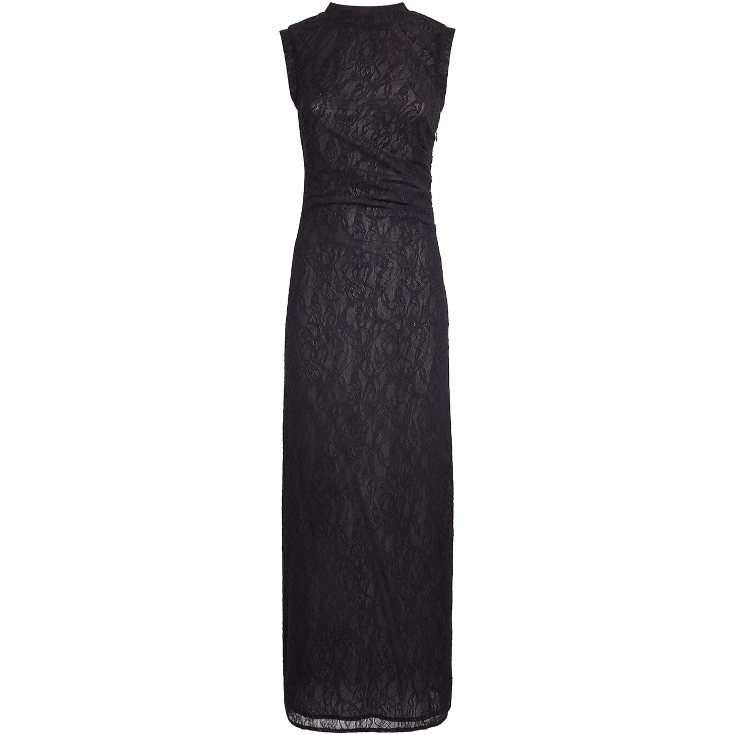 Stella McCartney Black Lace Floral Maxi Dress