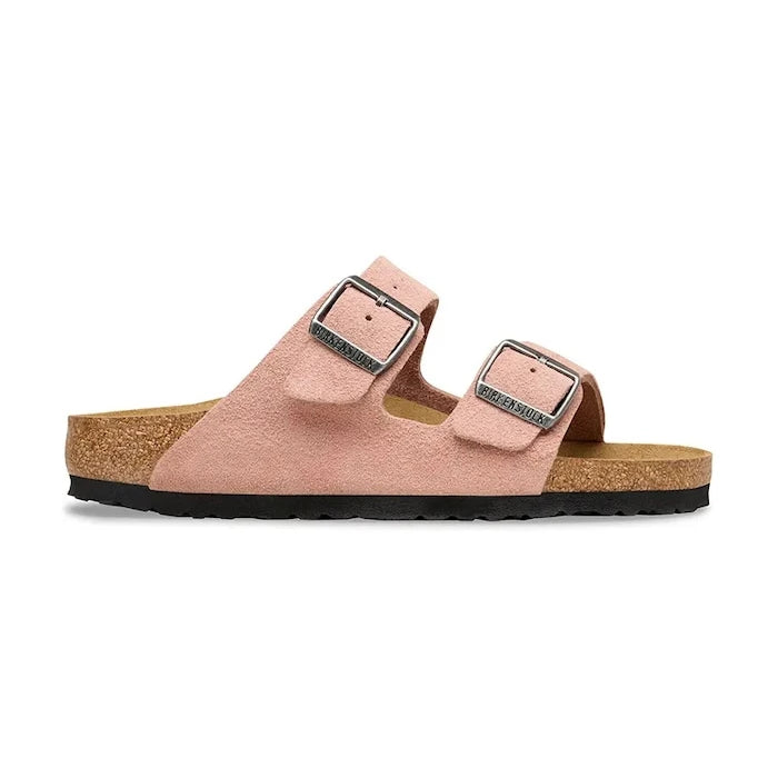 Birkenstock чехли дамски от велур Arizona