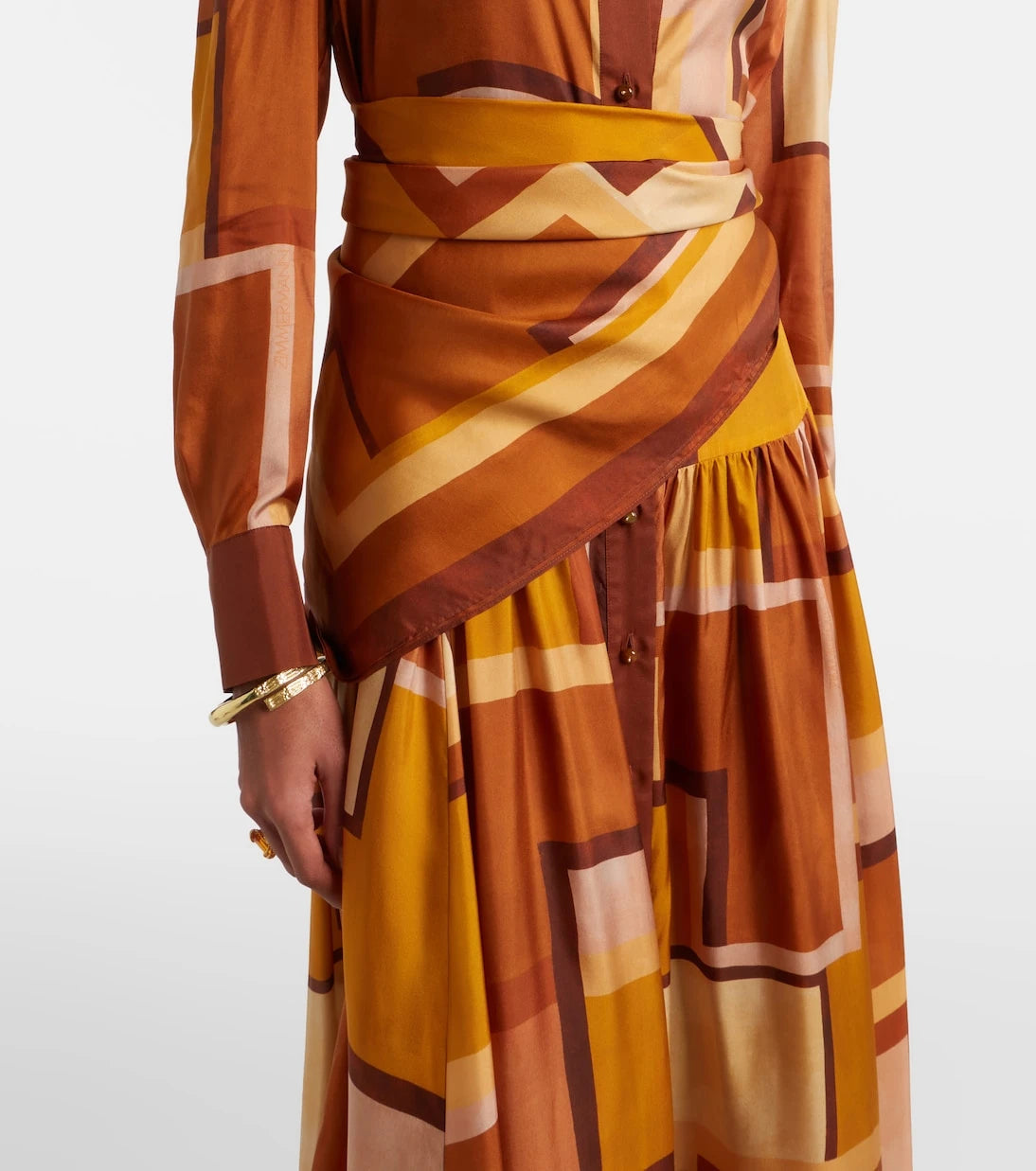 Zimmermann - Como printed silk shirt dress