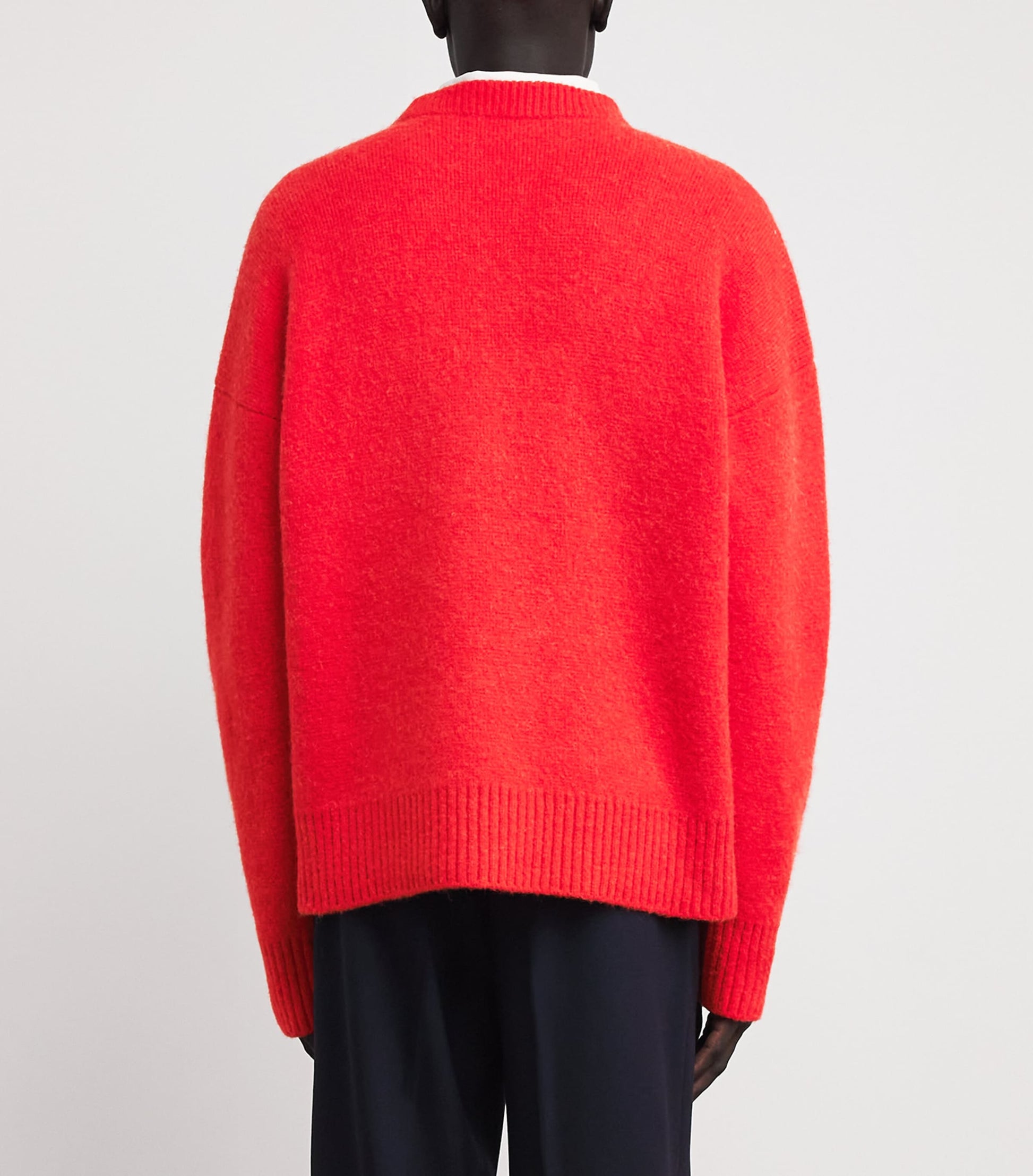 Red Alpaca-Blend Ami de Coeur Sweater