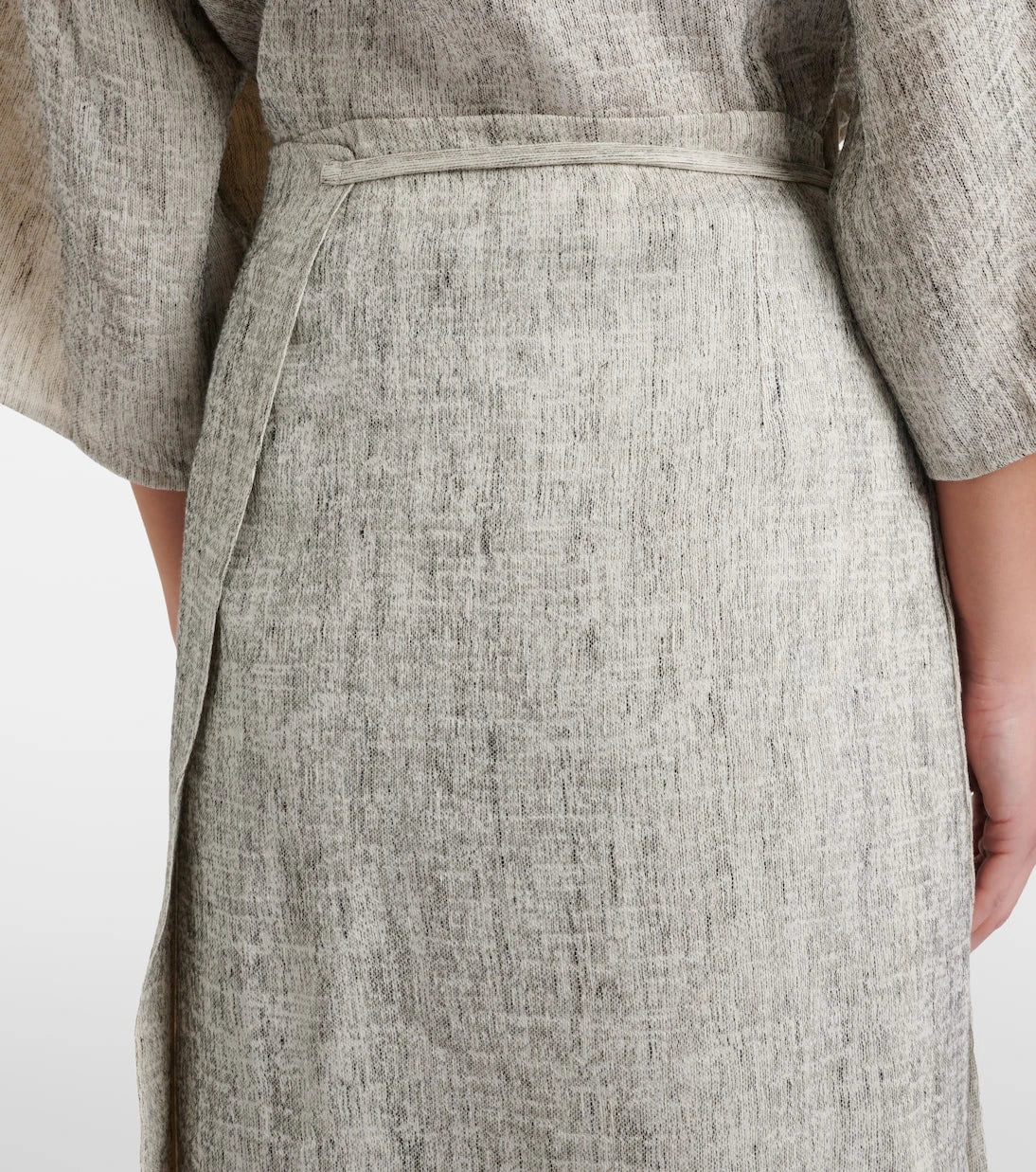 The Row - Linen and silk maxi skirt