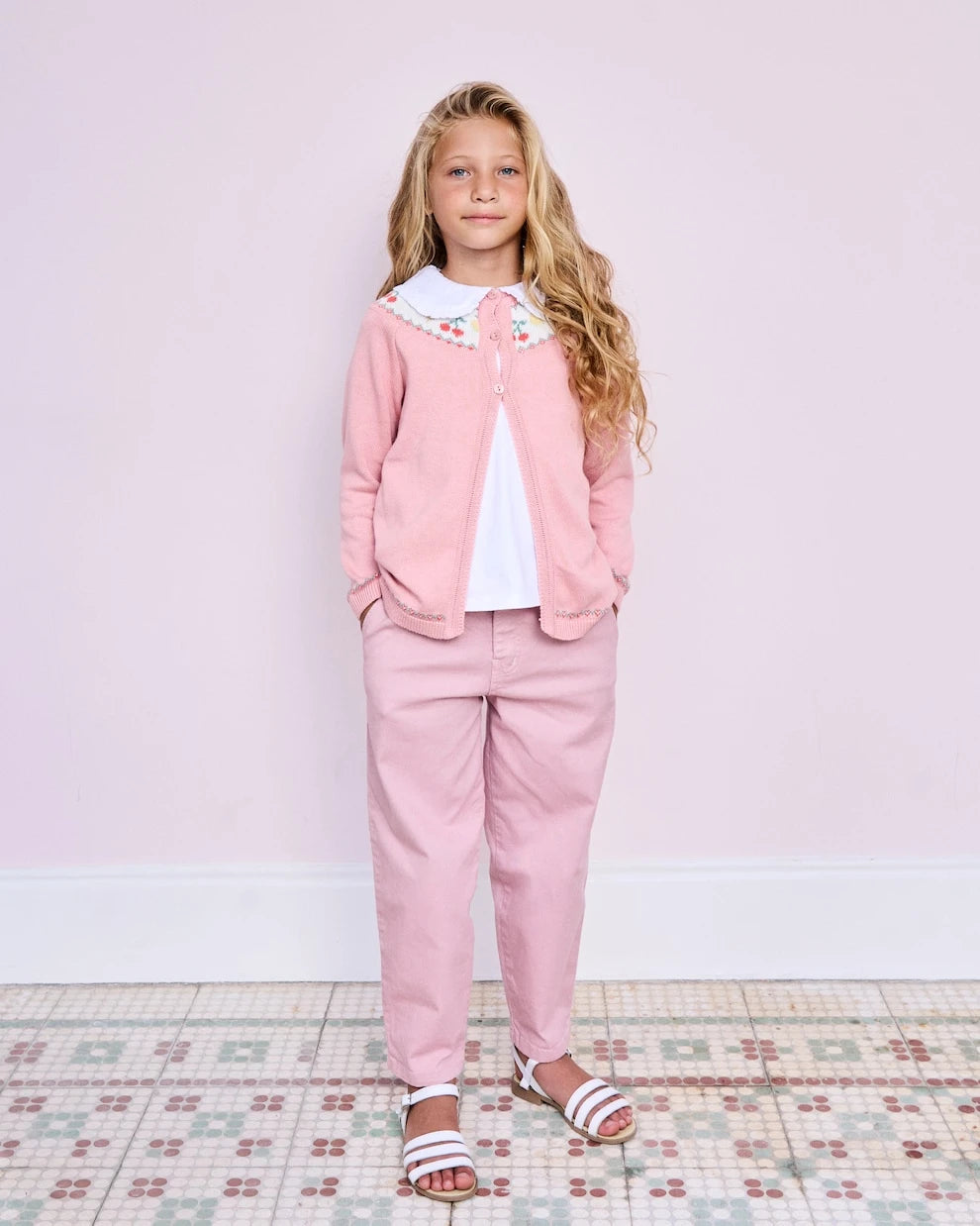 La Coqueta - Baby Helado cotton cardigan
