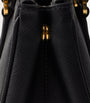 Prada Black Mini Saffiano Leather Galleria Top-Handle Bag
