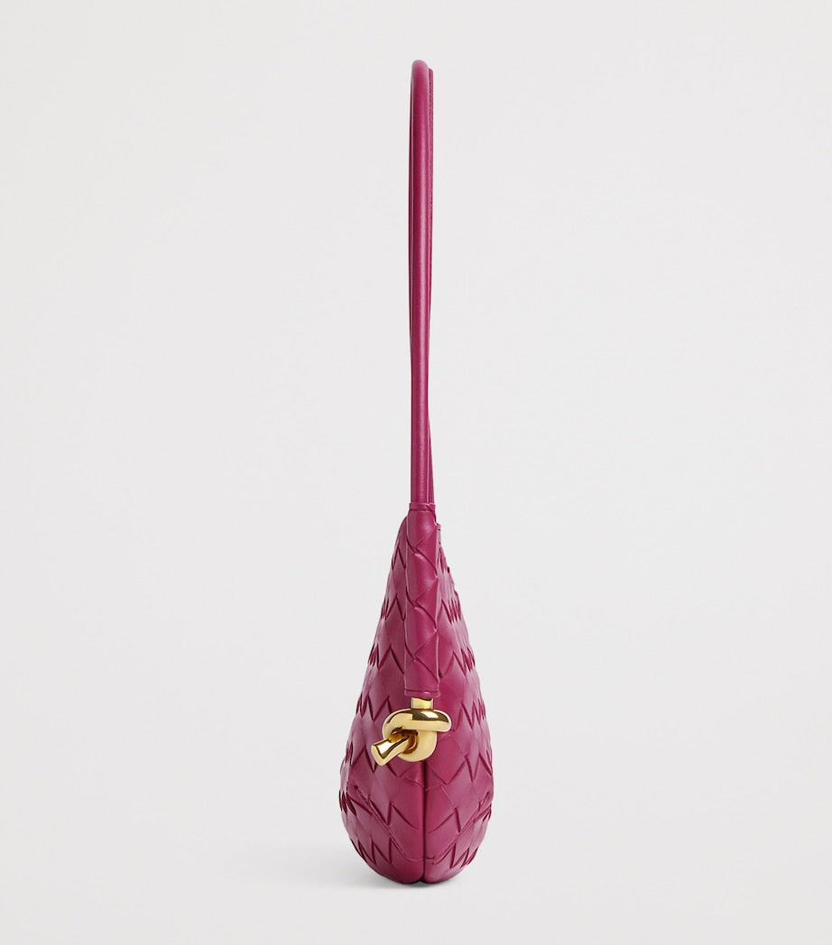 Pink Mini Lambskin Solstice Shoulder Bag