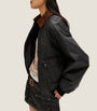 Coated Cotton Poplin Bomber Jacket