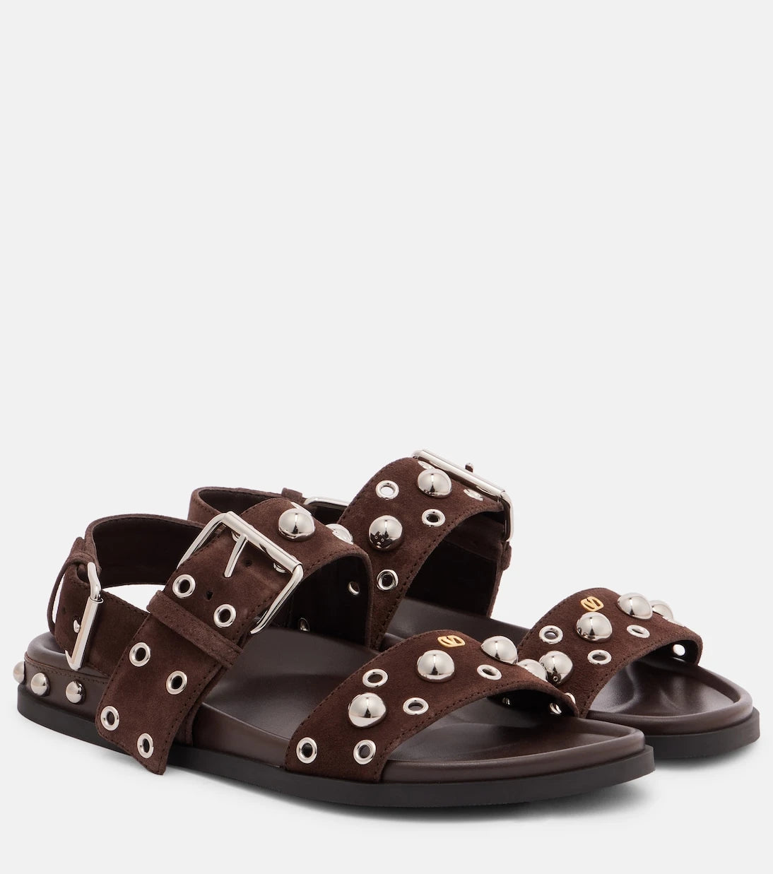 Valentino Garavani - Nellcôte studded suede sandals