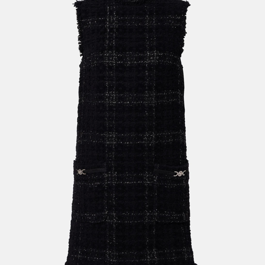 Versace - Medusa '95 cotton-blend tweed minidress