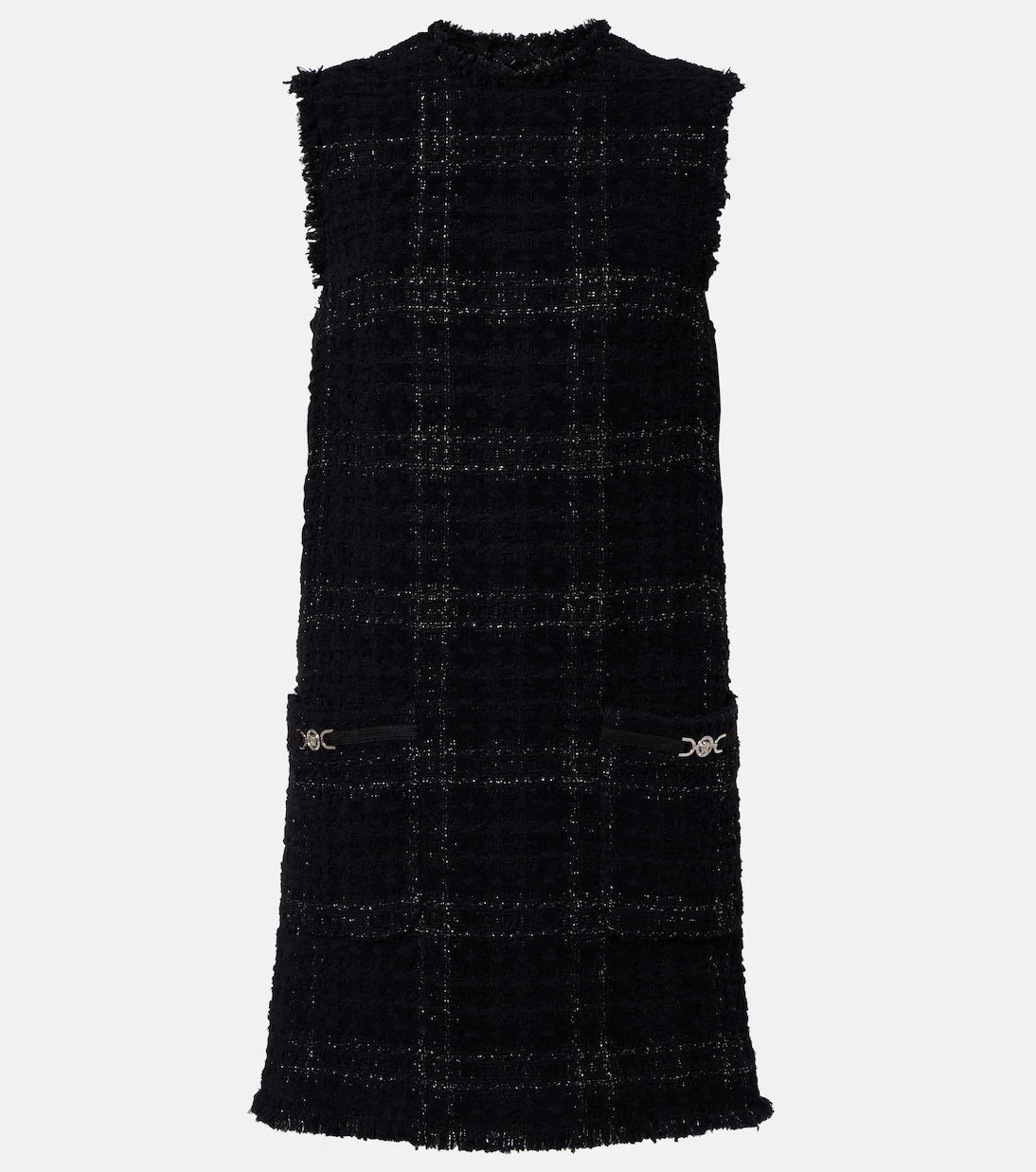 Versace - Medusa '95 cotton-blend tweed minidress