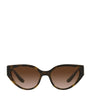 Brown DG Crossed Sunglasses