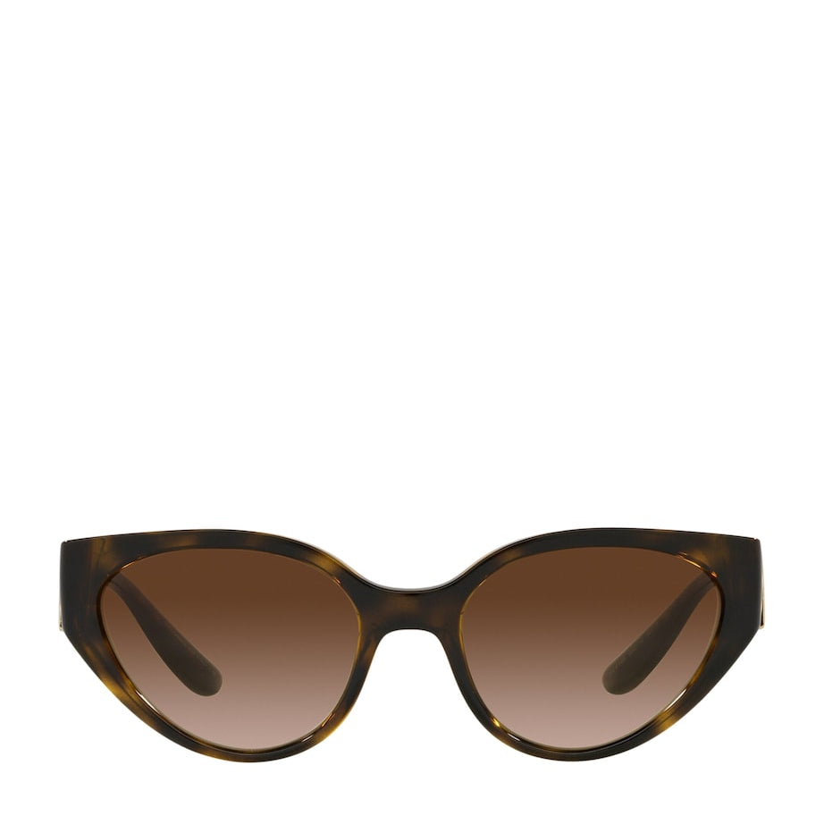 Brown DG Crossed Sunglasses