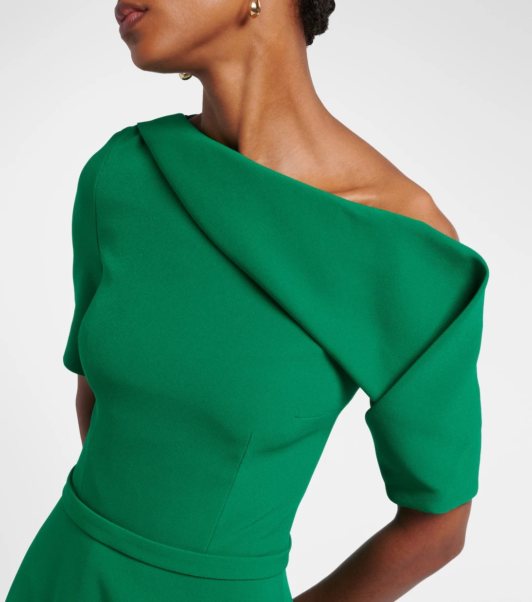 Safiyaa - Stephanie draped crêpe cocktail dress