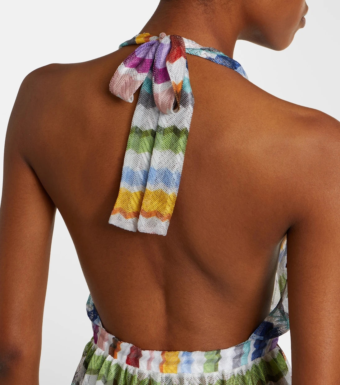 Missoni - Zigzag halterneck romper