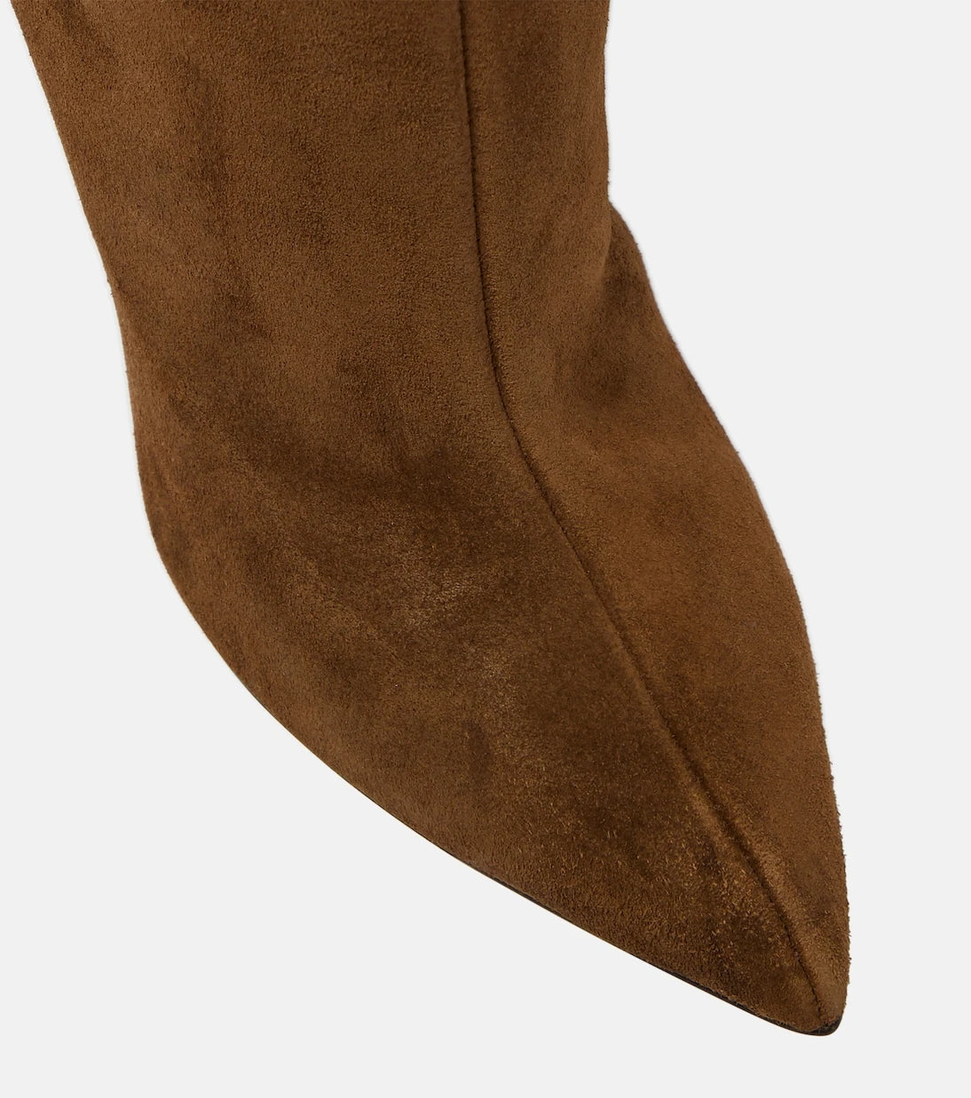 Paris Texas - Fringed embellished suede knee-high boots