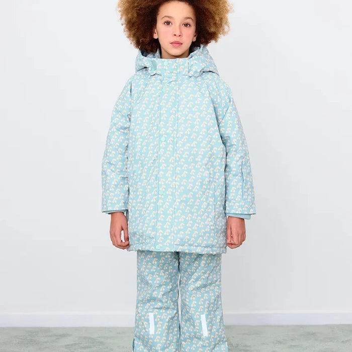 Детски ски панталон Tinycottons CHERRIES SNOW PANT