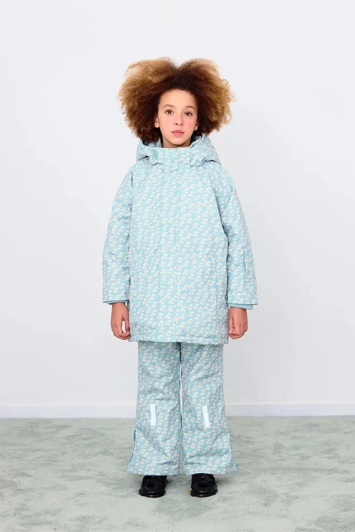 Детски ски панталон Tinycottons CHERRIES SNOW PANT