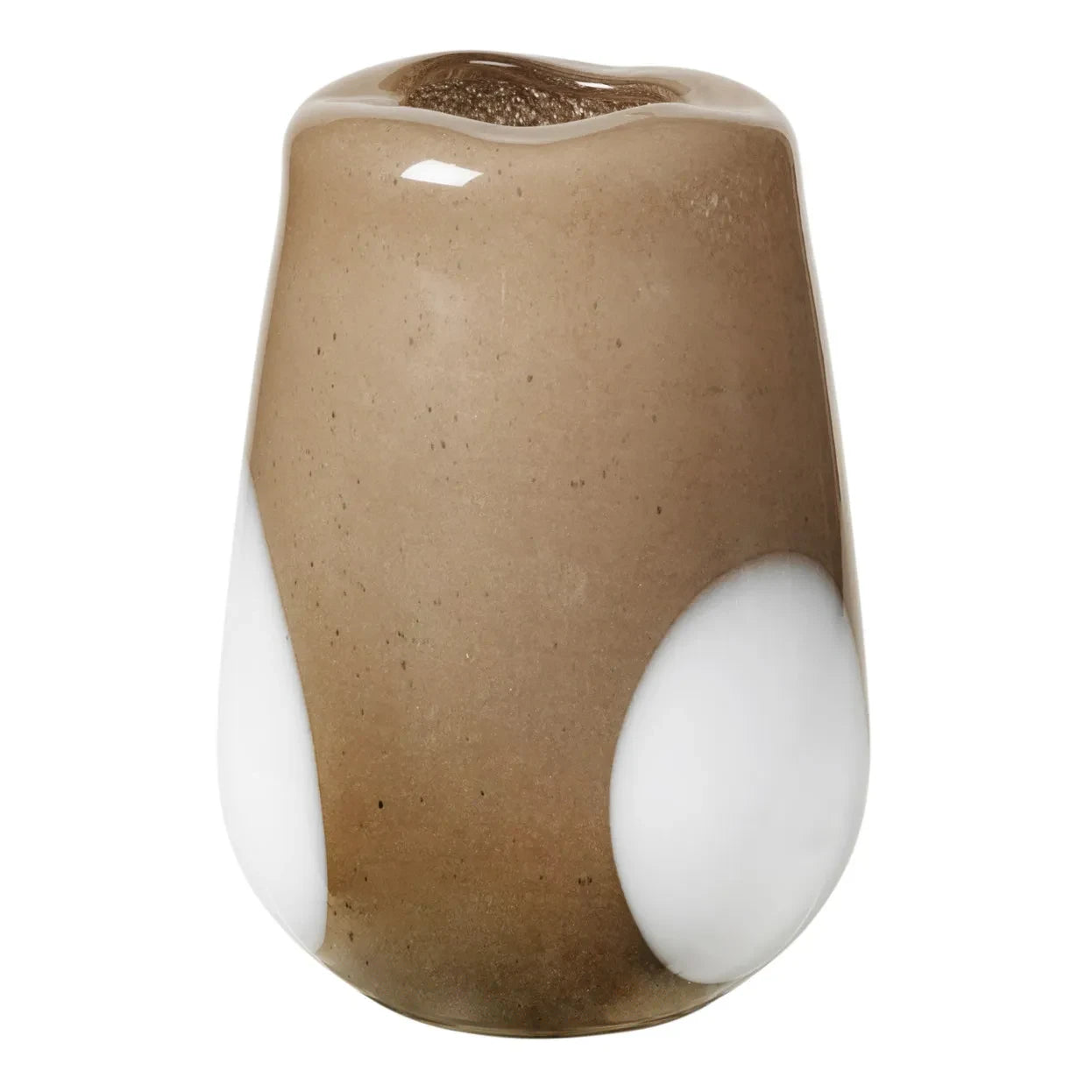 Broste Copenhagen - Ada Glass Vase | Taupe grey