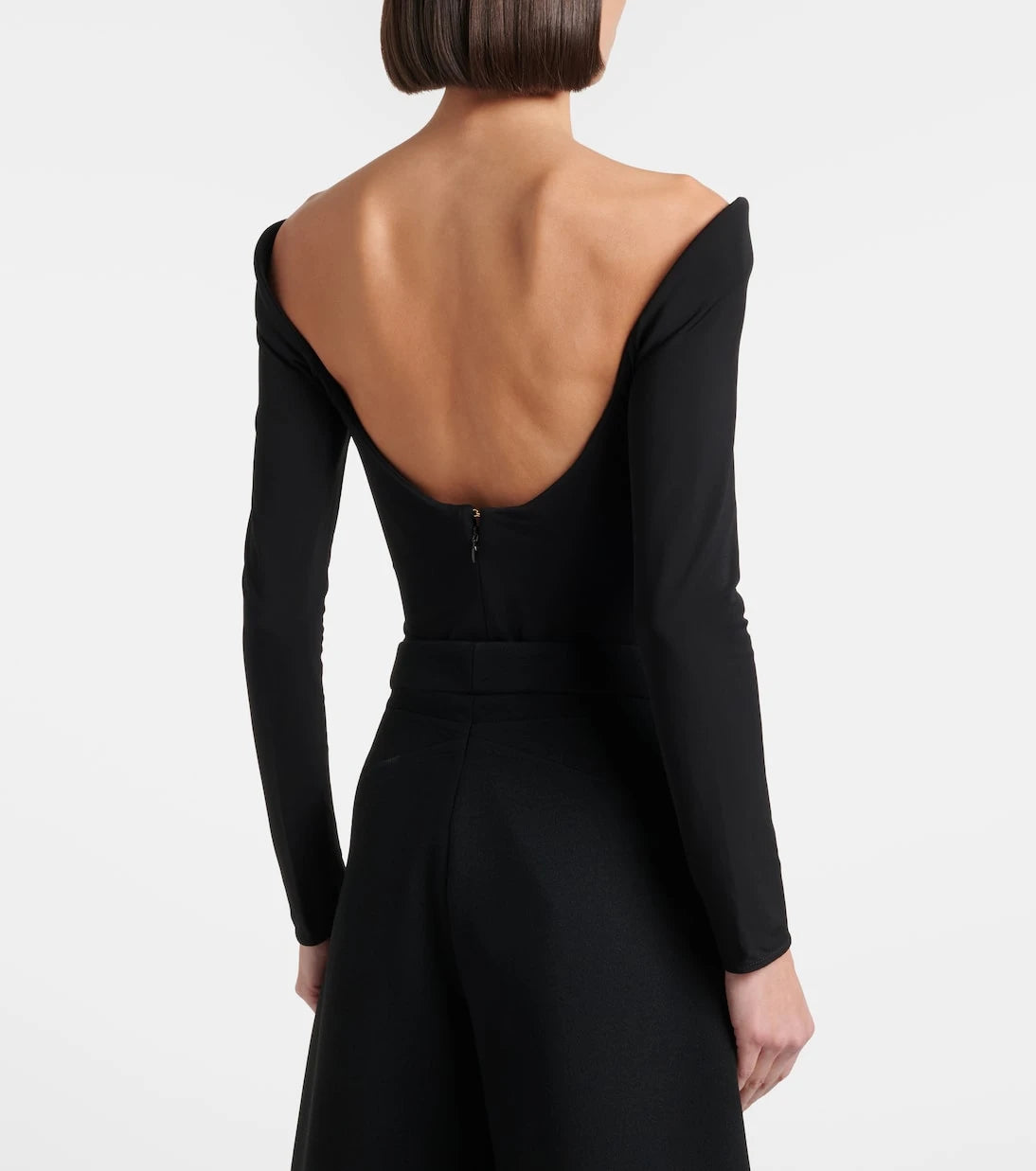 Alaïa - بودي سوت جيرسيه مكشوف الأكتاف