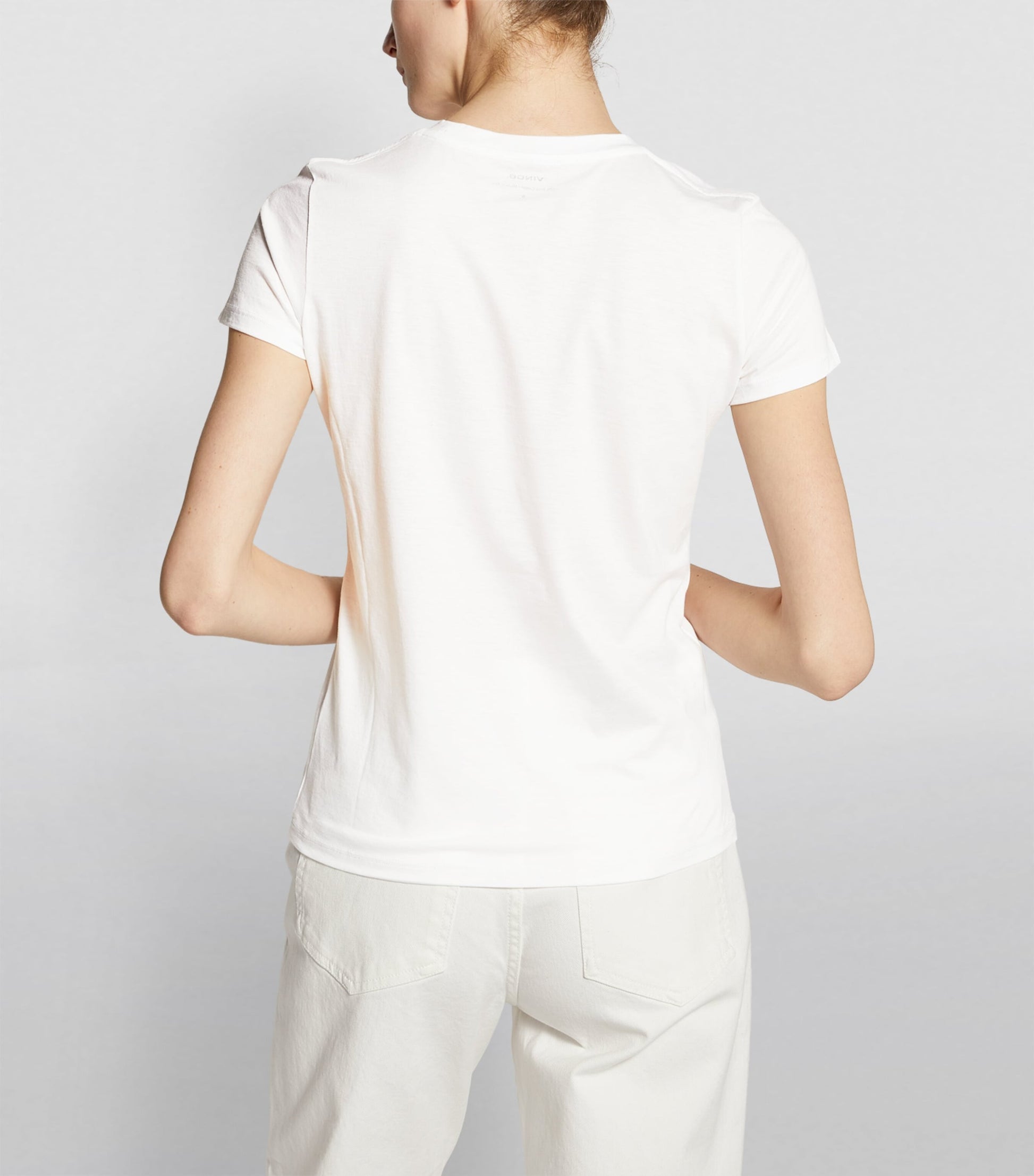 Vince White Pima Cotton Essential T-Shirt