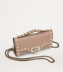 Valentino Garavani Nude Leather Rockstud Chain Wallet
